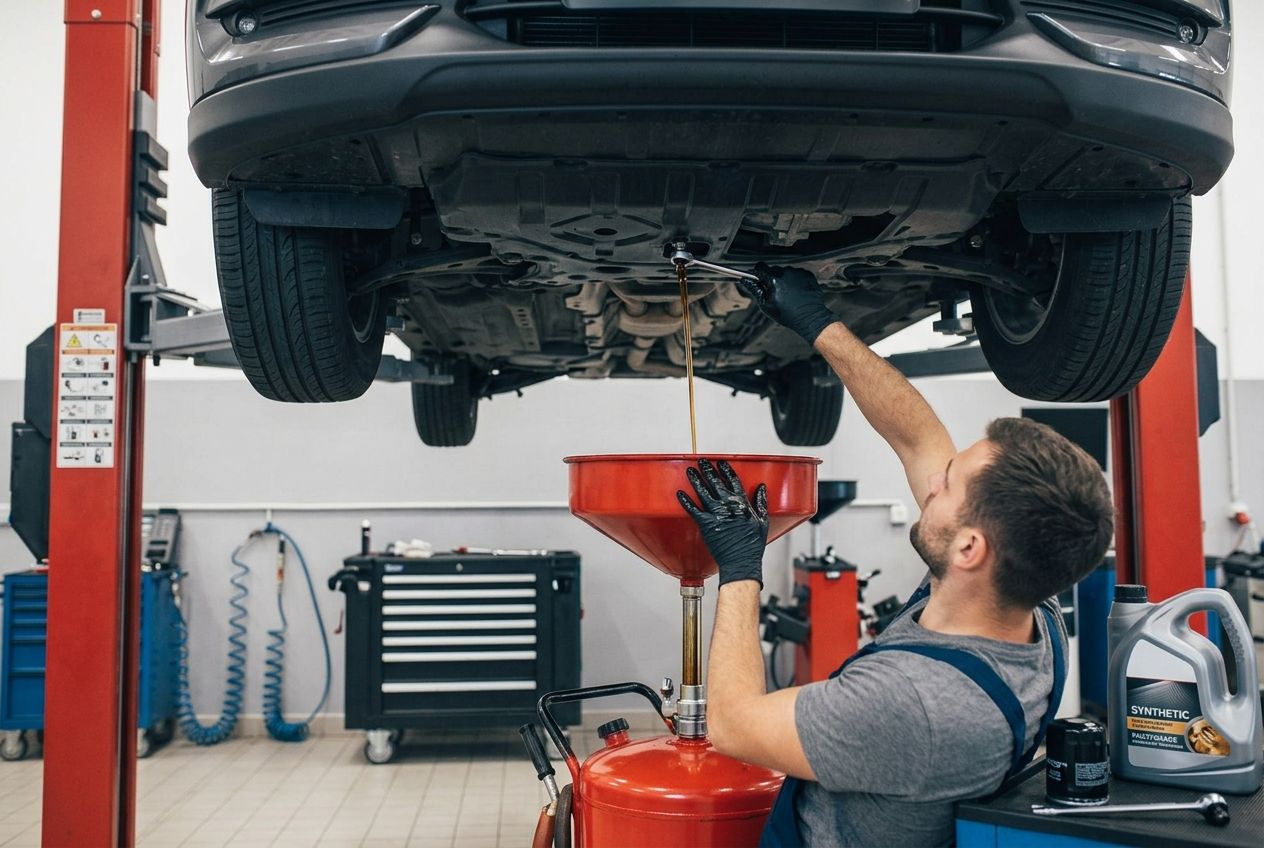 Engine Oil Change + Oil Filter & 20-Point Inspection