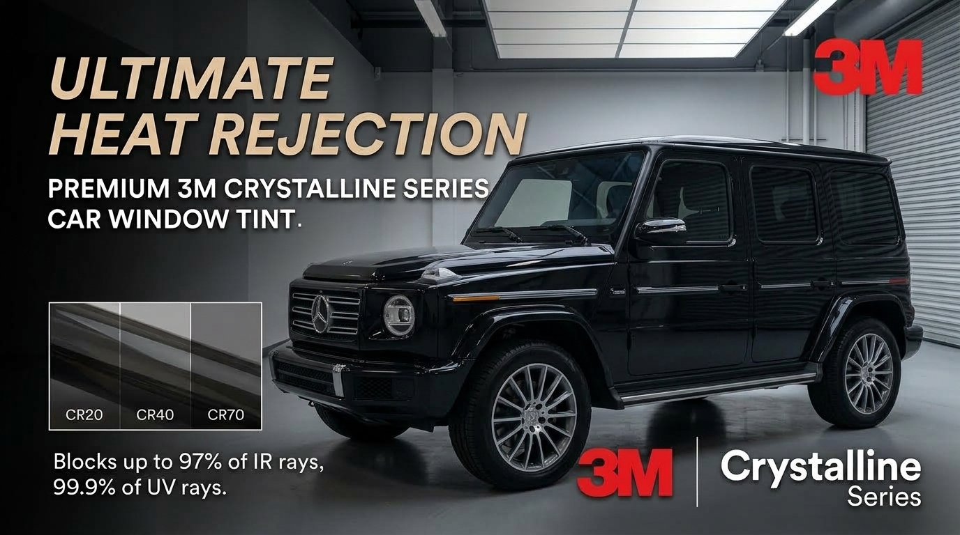 3M Crystalline Series Window Tint Premium
